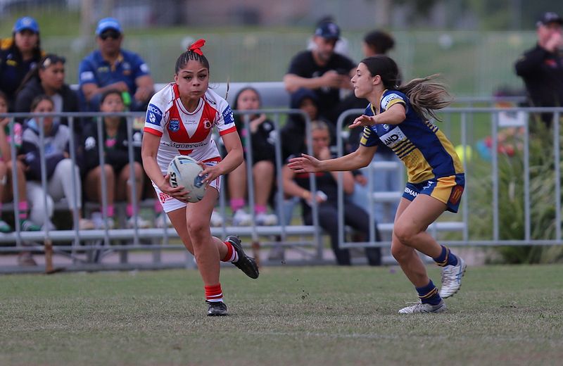 2022 Lisa Fiaola Gala Day PARRAMATTA EELS v St GEORGE DRAGONS