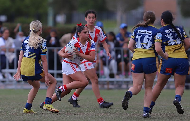 2022 Lisa Fiaola Gala Day PARRAMATTA EELS v St GEORGE DRAGONS
