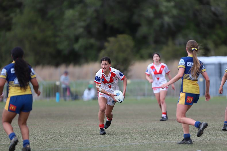 2022 Lisa Fiaola Gala Day PARRAMATTA EELS v St GEORGE DRAGONS