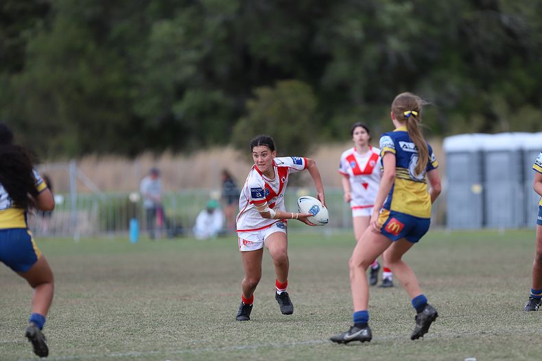 2022 Lisa Fiaola Gala Day PARRAMATTA EELS v St GEORGE DRAGONS