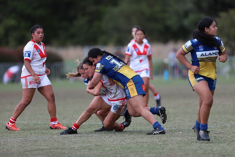2022 Lisa Fiaola Gala Day PARRAMATTA EELS v St GEORGE DRAGONS