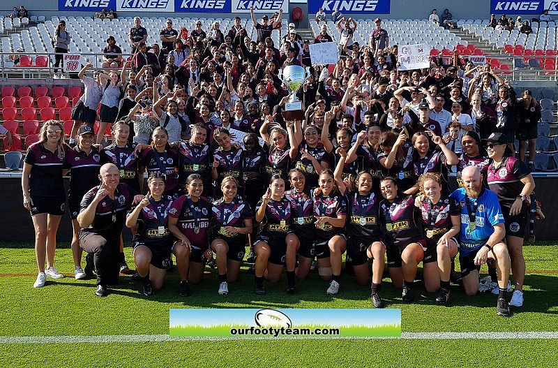 Marsden SHS 2022 QLD Schoolgirls Cup Champions (Photo : Steve Montgomnery)