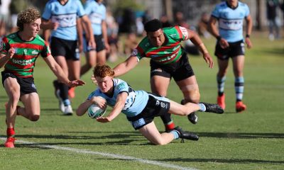 Harold Matthews Cup trials Cronulla Sharks v South Sydney Rabbitohs at Sharks Academy Action Photo's (Photo's : Steve Montgomery)