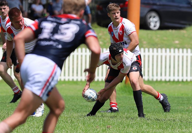 SG Ball Trial ROOSTERS v DRAGONS