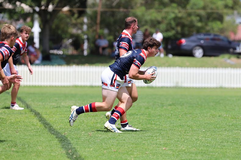 SG Ball Trial ROOSTERS v DRAGONS
