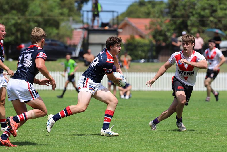 SG Ball Trial ROOSTERS v DRAGONS