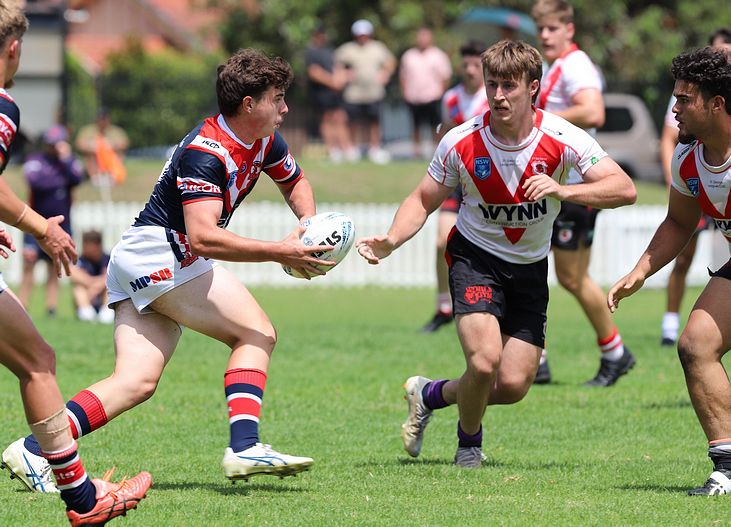 SG Ball Trial ROOSTERS v DRAGONS