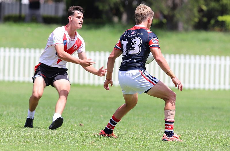 SG Ball Trial ROOSTERS v DRAGONS