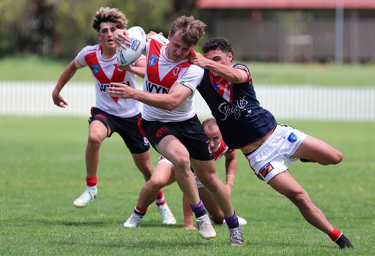 SG Ball Trial ROOSTERS v DRAGONS