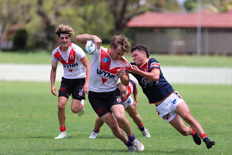SG Ball Trial ROOSTERS v DRAGONS