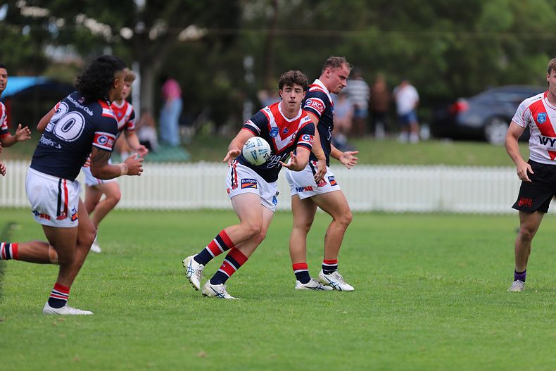 SG Ball Trial ROOSTERS v DRAGONS