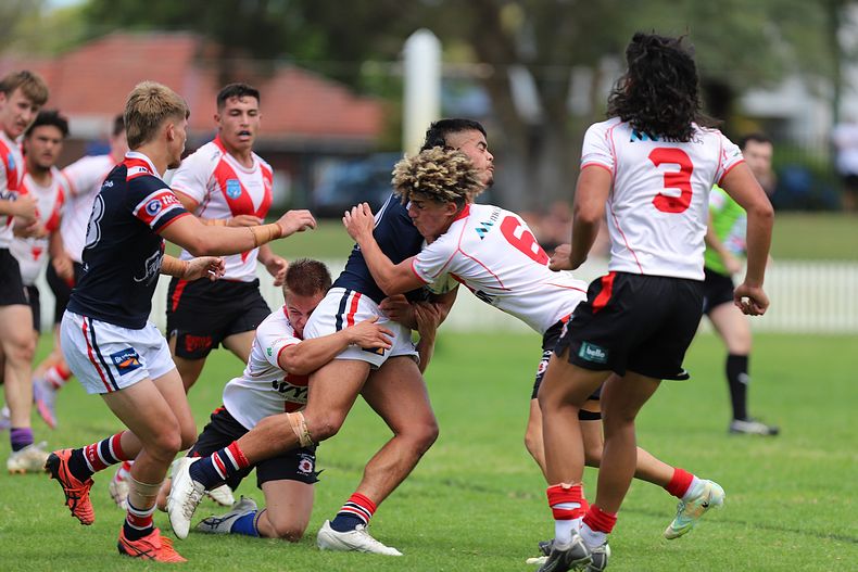 SG Ball Trial ROOSTERS v DRAGONS