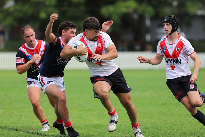 SG Ball Trial ROOSTERS v DRAGONS