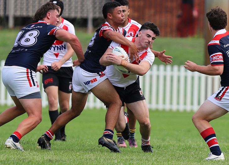 SG Ball Trial ROOSTERS v DRAGONS