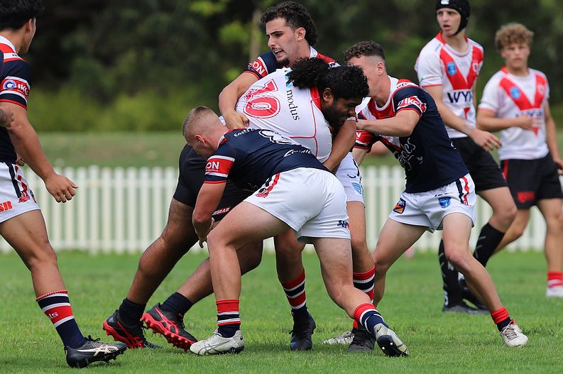 SG Ball Trial ROOSTERS v DRAGONS