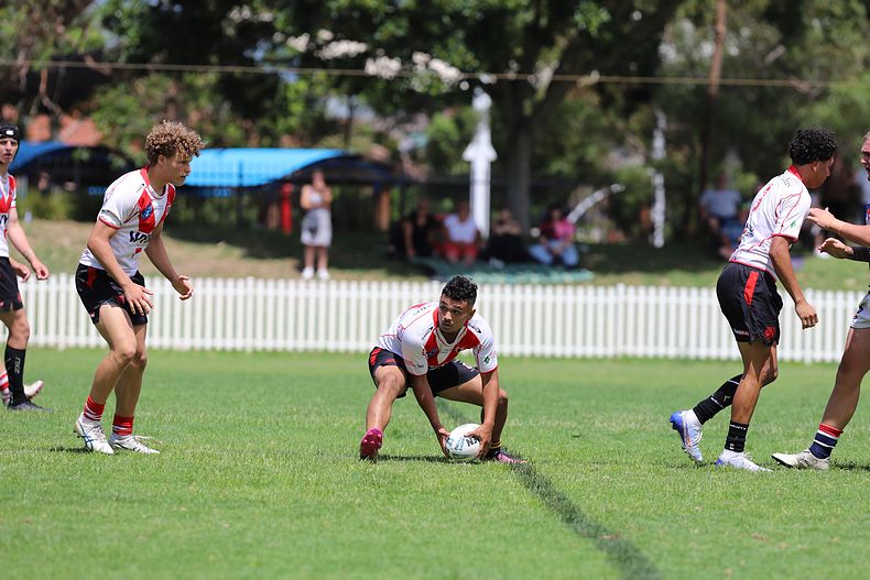 SG Ball Trial ROOSTERS v DRAGONS