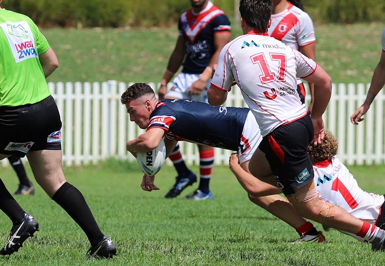 SG Ball Trial ROOSTERS v DRAGONS