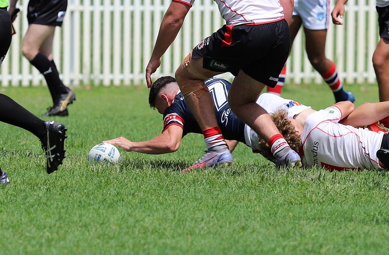 SG Ball Trial ROOSTERS v DRAGONS