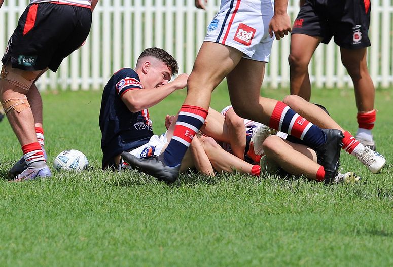 SG Ball Trial ROOSTERS v DRAGONS
