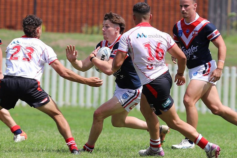 SG Ball Trial ROOSTERS v DRAGONS