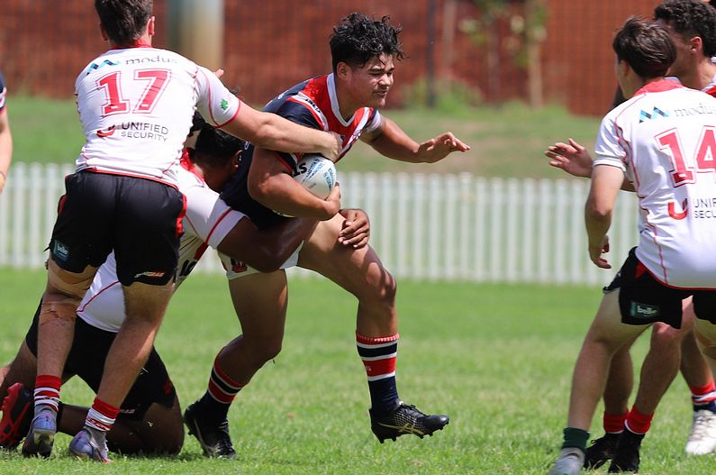 SG Ball Trial ROOSTERS v DRAGONS