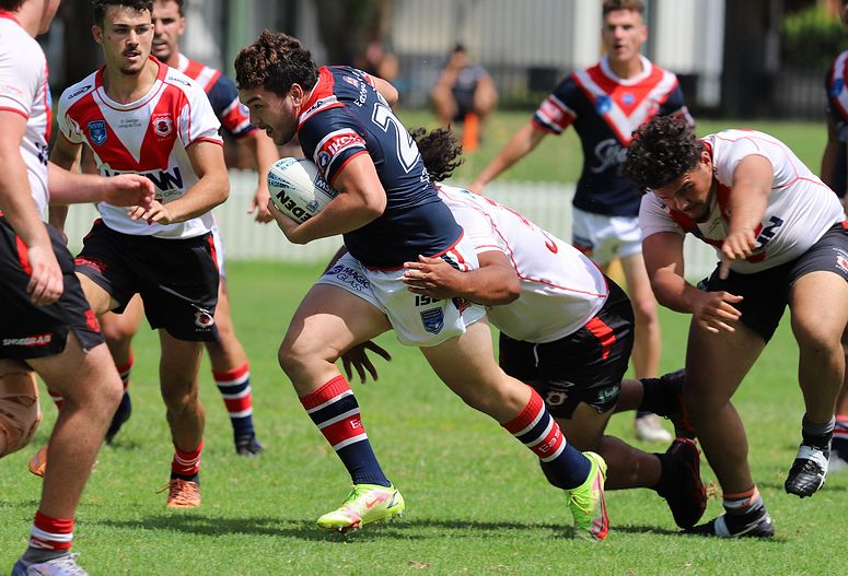 SG Ball Trial ROOSTERS v DRAGONS