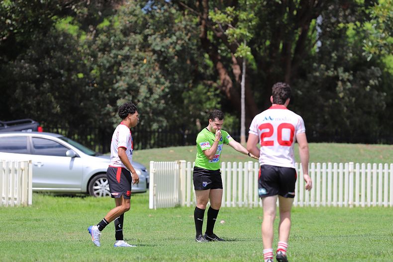 SG Ball Trial ROOSTERS v DRAGONS
