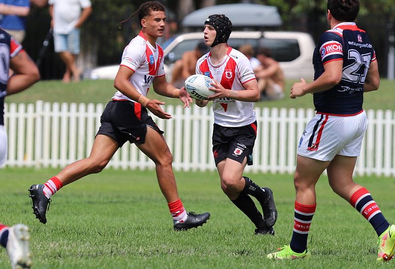 SG Ball Trial ROOSTERS v DRAGONS