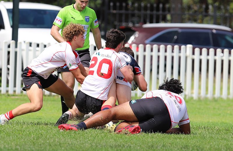 SG Ball Trial ROOSTERS v DRAGONS