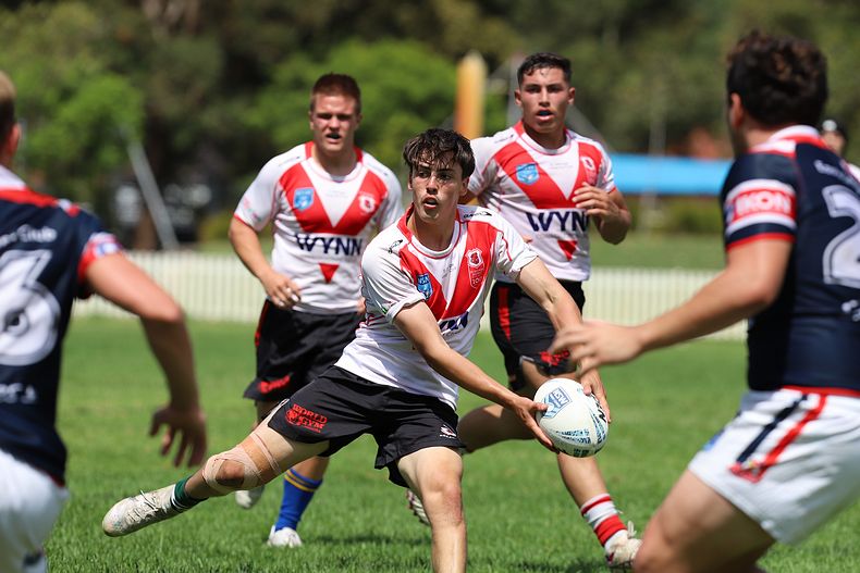 SG Ball Trial ROOSTERS v DRAGONS