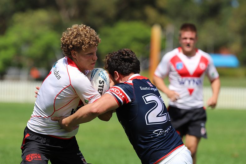 SG Ball Trial ROOSTERS v DRAGONS