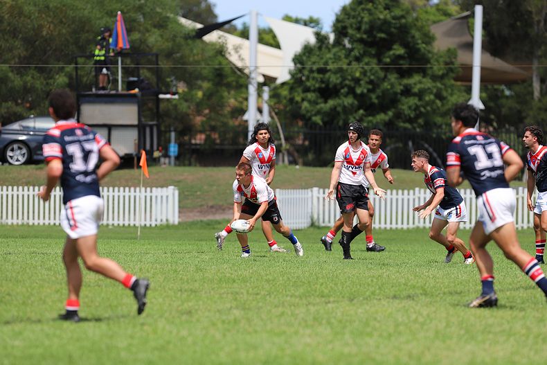SG Ball Trial ROOSTERS v DRAGONS