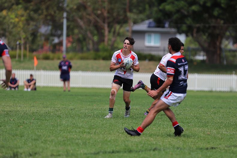 SG Ball Trial ROOSTERS v DRAGONS