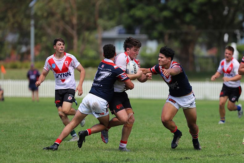 SG Ball Trial ROOSTERS v DRAGONS