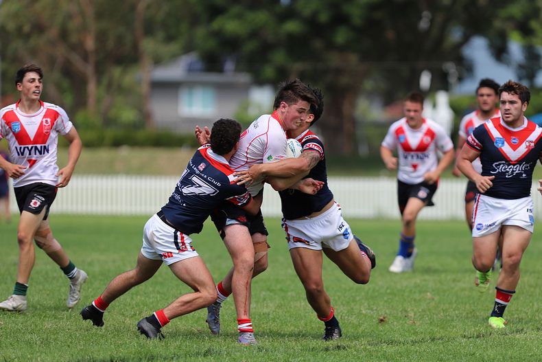 SG Ball Trial ROOSTERS v DRAGONS