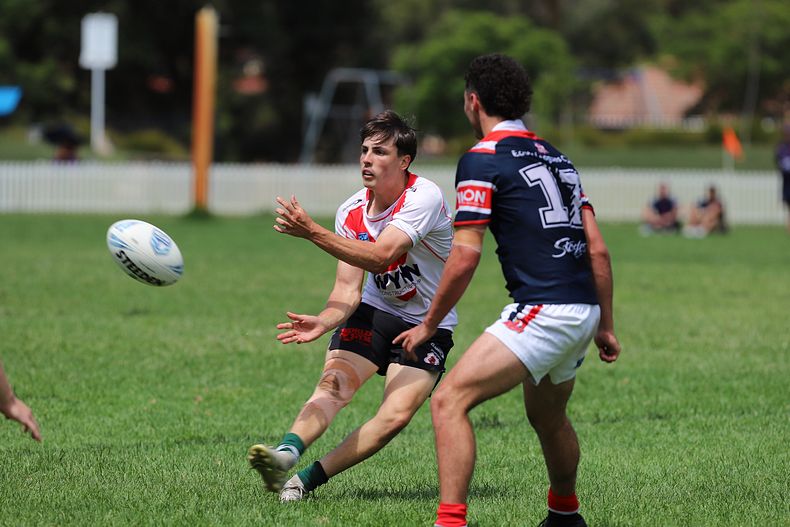 SG Ball Trial ROOSTERS v DRAGONS