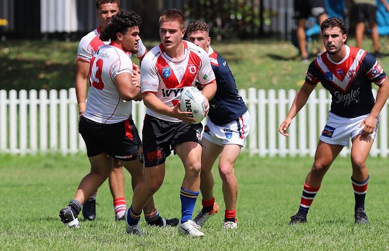 SG Ball Trial ROOSTERS v DRAGONS