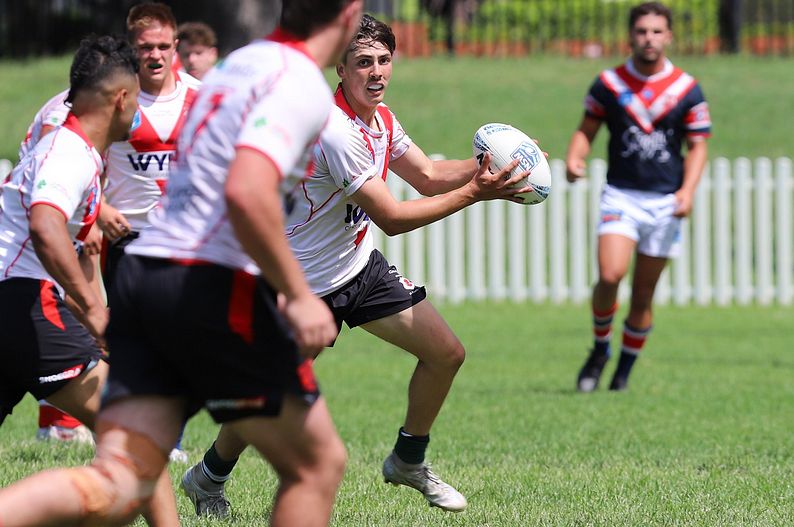SG Ball Trial ROOSTERS v DRAGONS