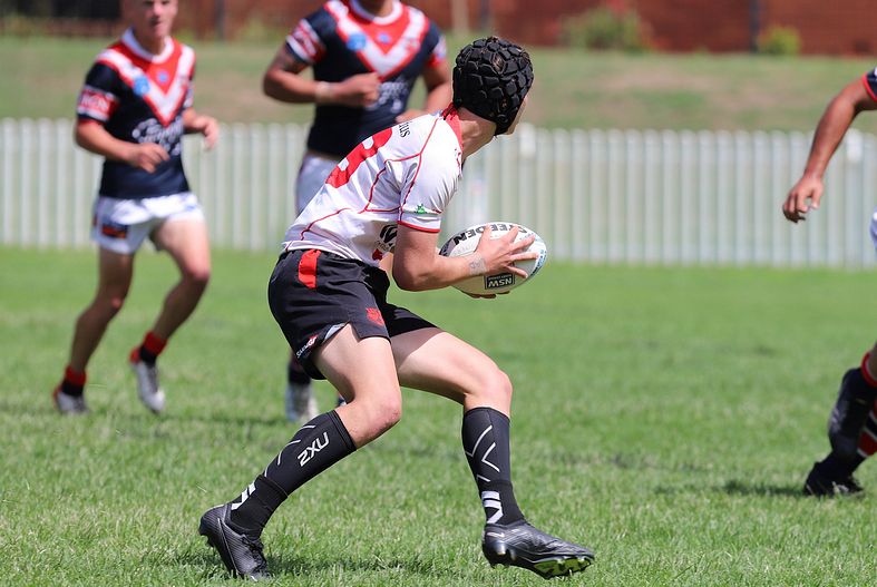 SG Ball Trial ROOSTERS v DRAGONS