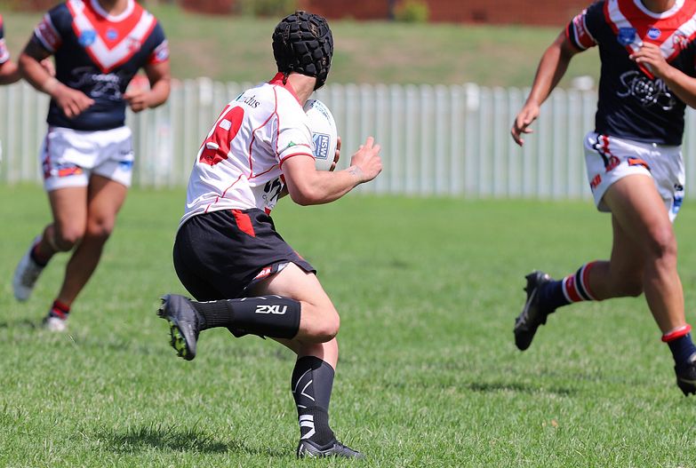 SG Ball Trial ROOSTERS v DRAGONS