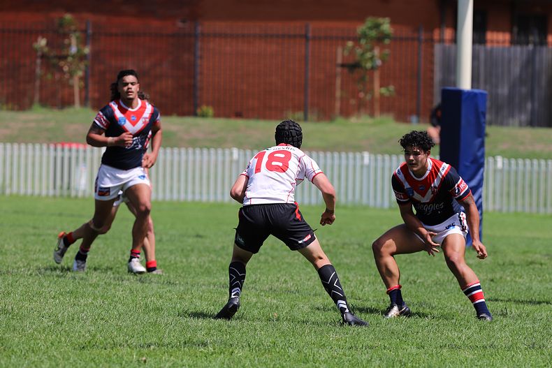 SG Ball Trial ROOSTERS v DRAGONS