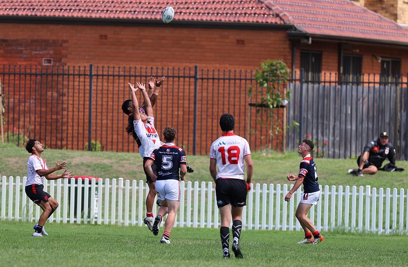 SG Ball Trial ROOSTERS v DRAGONS