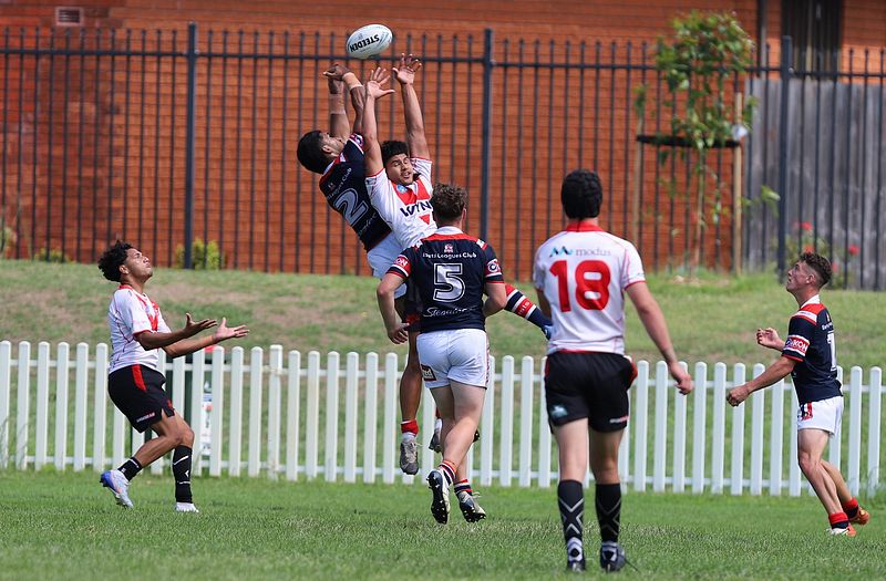 SG Ball Trial ROOSTERS v DRAGONS
