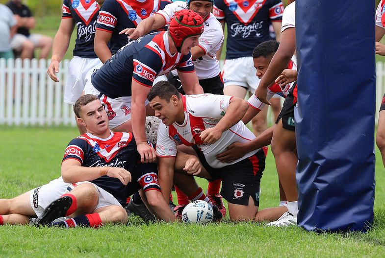 HMC trial ROOSTERS v DRAGONS
