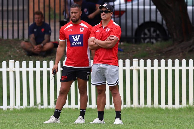 HMC trial ROOSTERS v DRAGONS