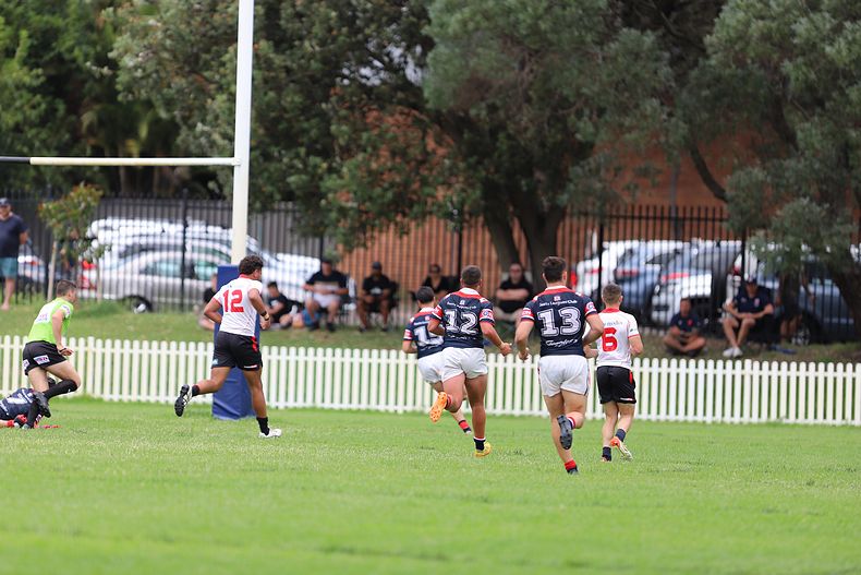 HMC trial ROOSTERS v DRAGONS