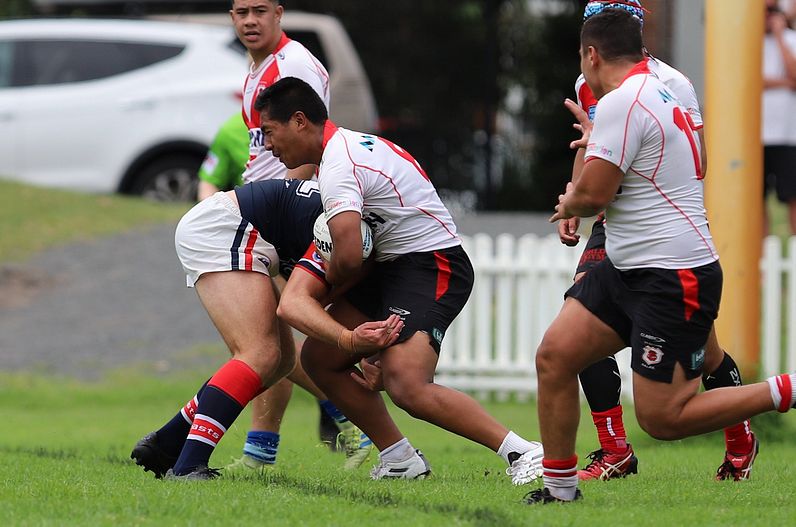 HMC trial ROOSTERS v DRAGONS