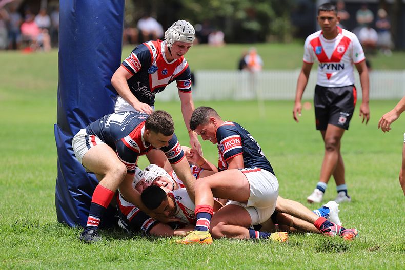 HMC trial ROOSTERS v DRAGONS