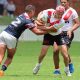 2023 NSWRL Harold Matthews Cup Cup Trial game Sydney Roosters v St. George Dragons (Photo's : Steve Montgomery)