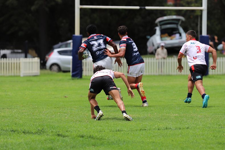 HMC trial ROOSTERS v DRAGONS